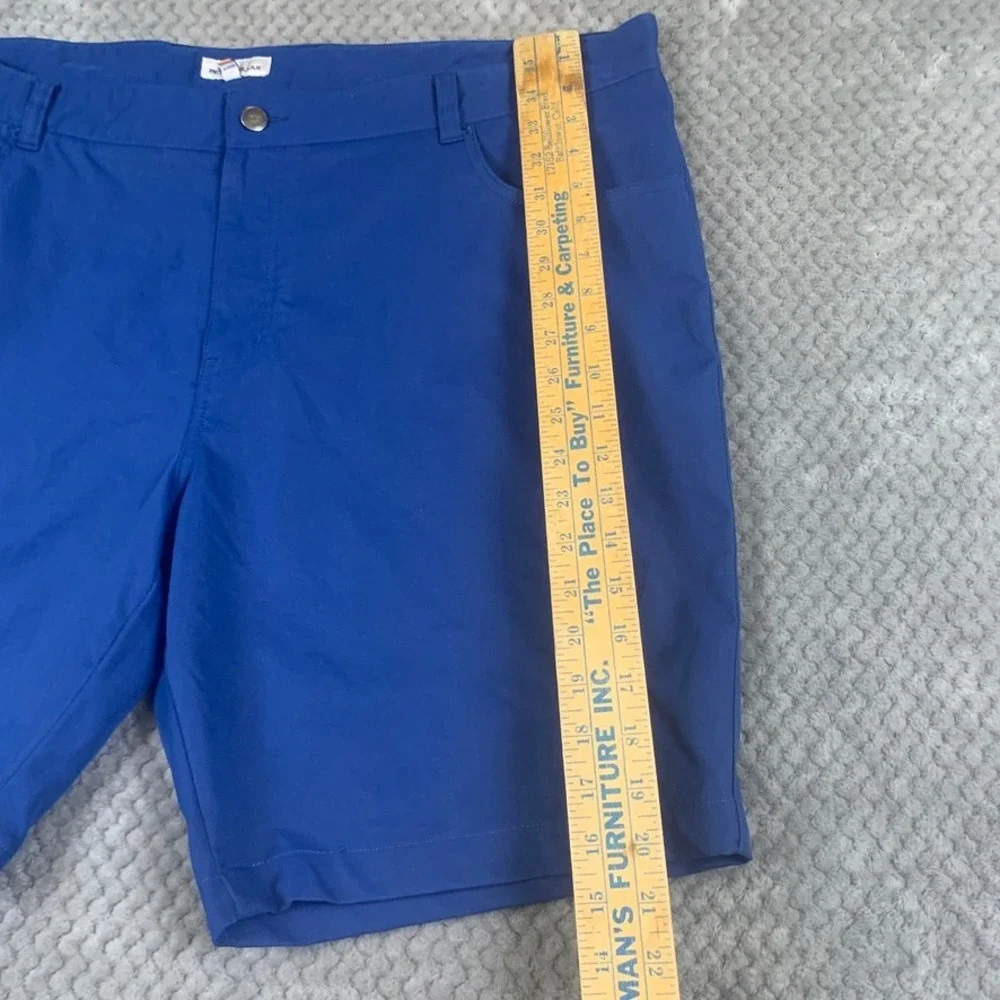 Peter Millar Crown Sport Golf Shorts Mens 44 Blue Performance Stretch MF19EB66FB